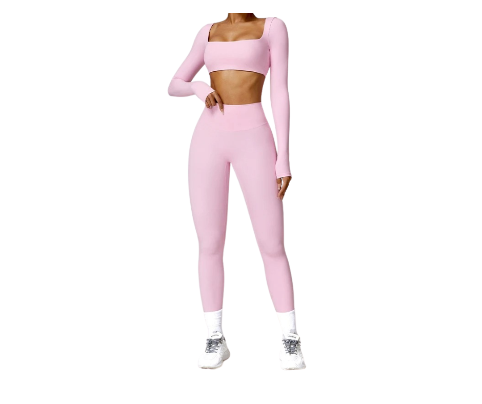Quick-Drying Yoga Suit (Top & Pants)