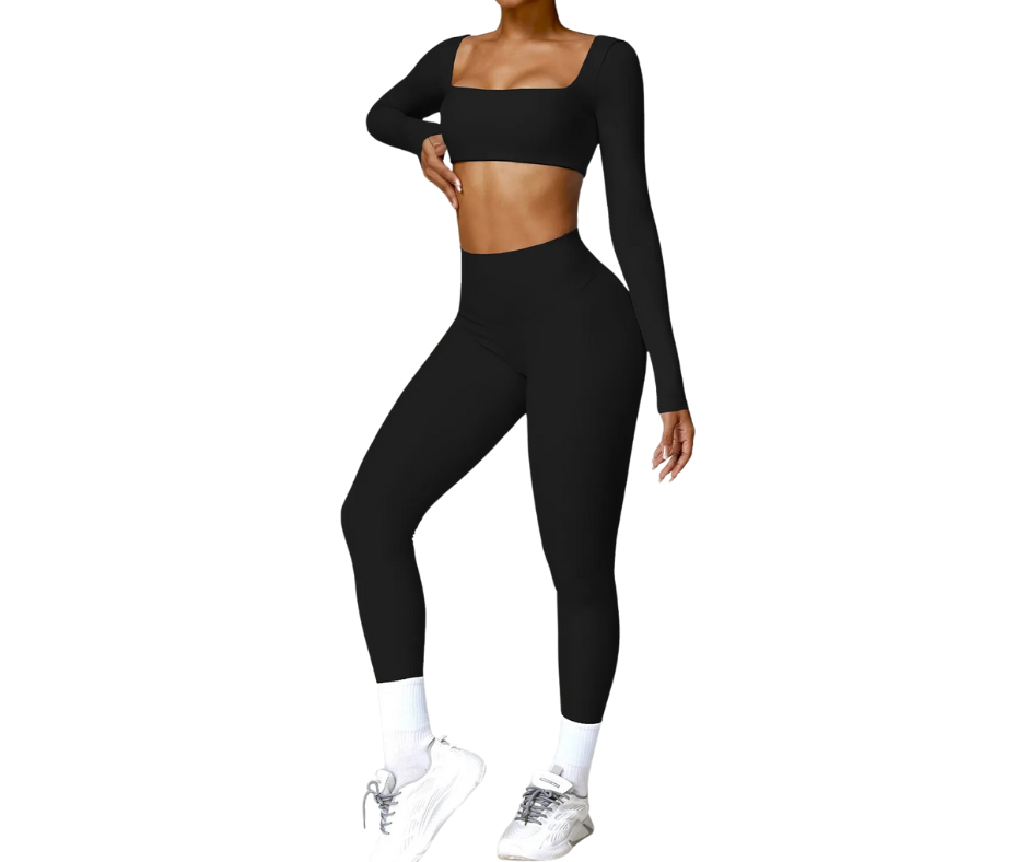 Quick-Drying Yoga Suit (Top & Pants)