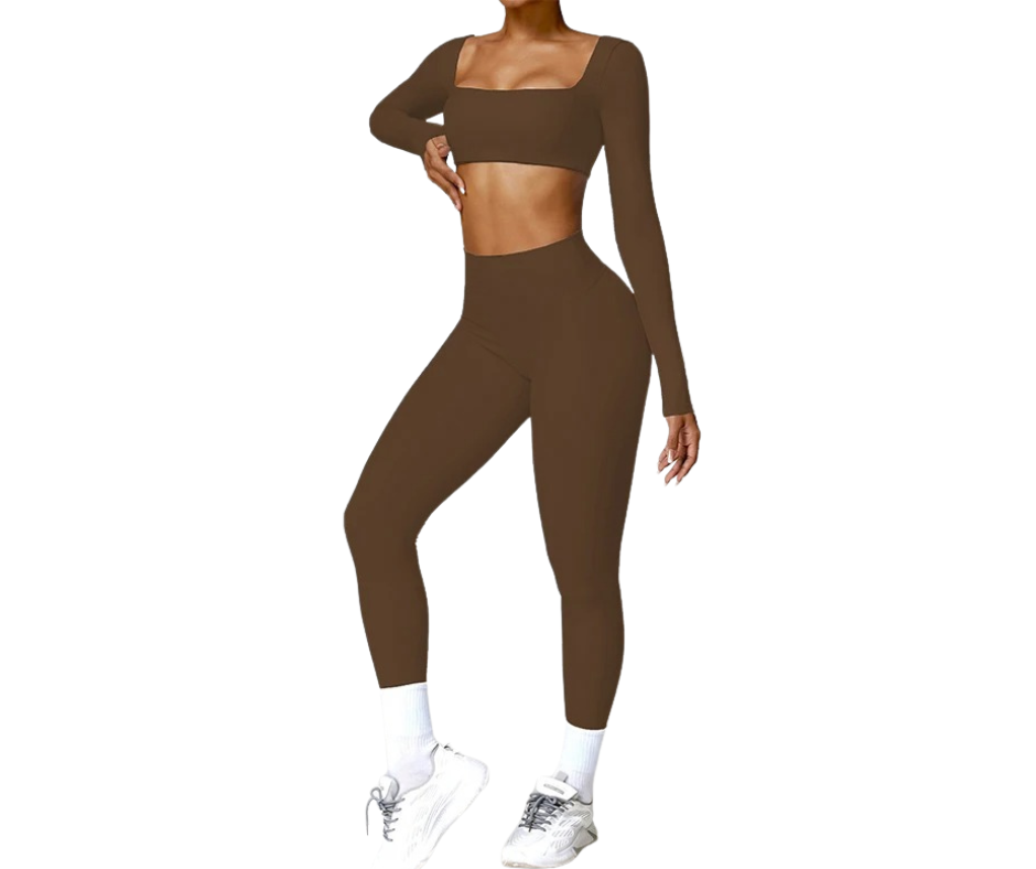 Quick-Drying Yoga Suit (Top & Pants)