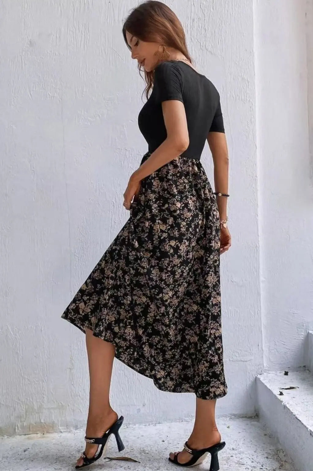 Floral A-Line Dress for Women