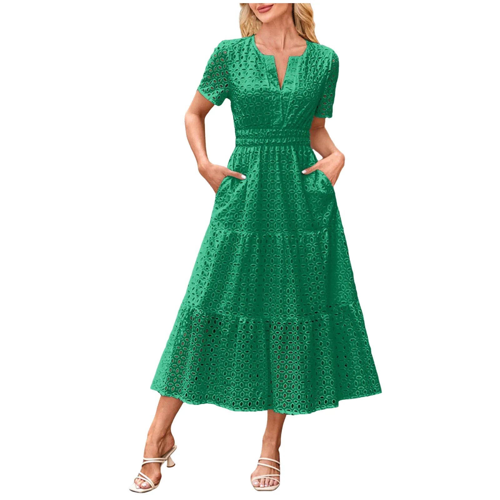 Women's Maxi Dress Solid Colour