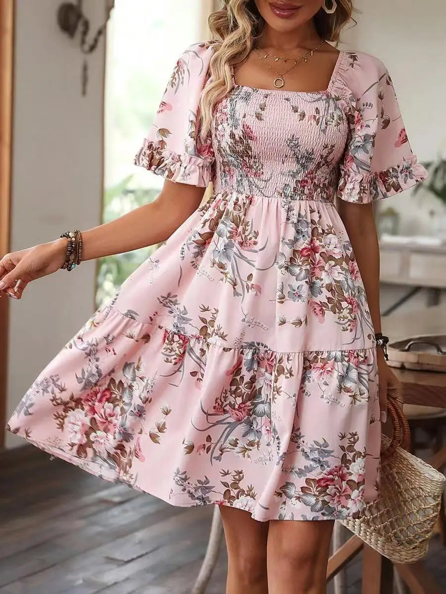 Variant image for Women's Midi Dress Printed Size M 100% Polyester-1