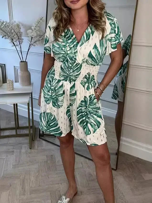 Variant image for Women's Jumpsuit Floral Print Size M Polyester-7