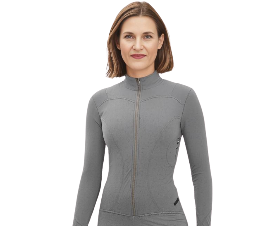 Seamless Workout Jacket - Breathable, Stretchy & Slim Fit
