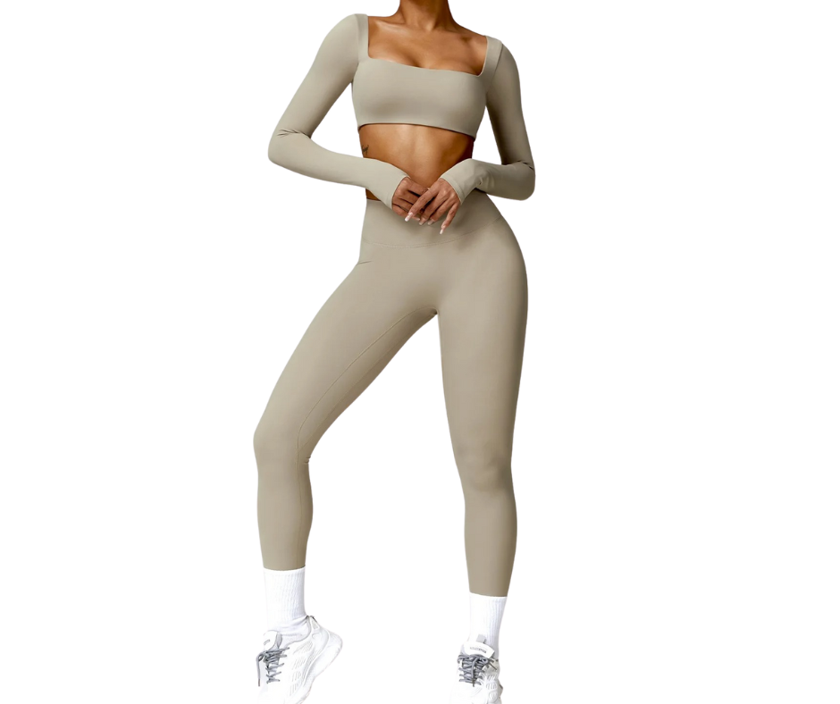 Quick-Drying Yoga Suit (Top & Pants)